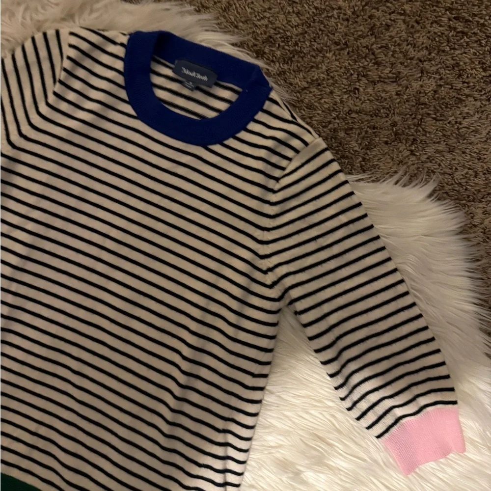 ModCloth Striped Color Block Sweater - Picture 2 of 3